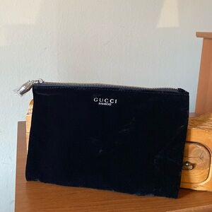 Gucci Bamboo Velvet Pouch